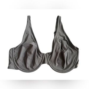 Le Mystere Infinite Comfort Unlined Underwire Bra 4138 Gray 34DD New